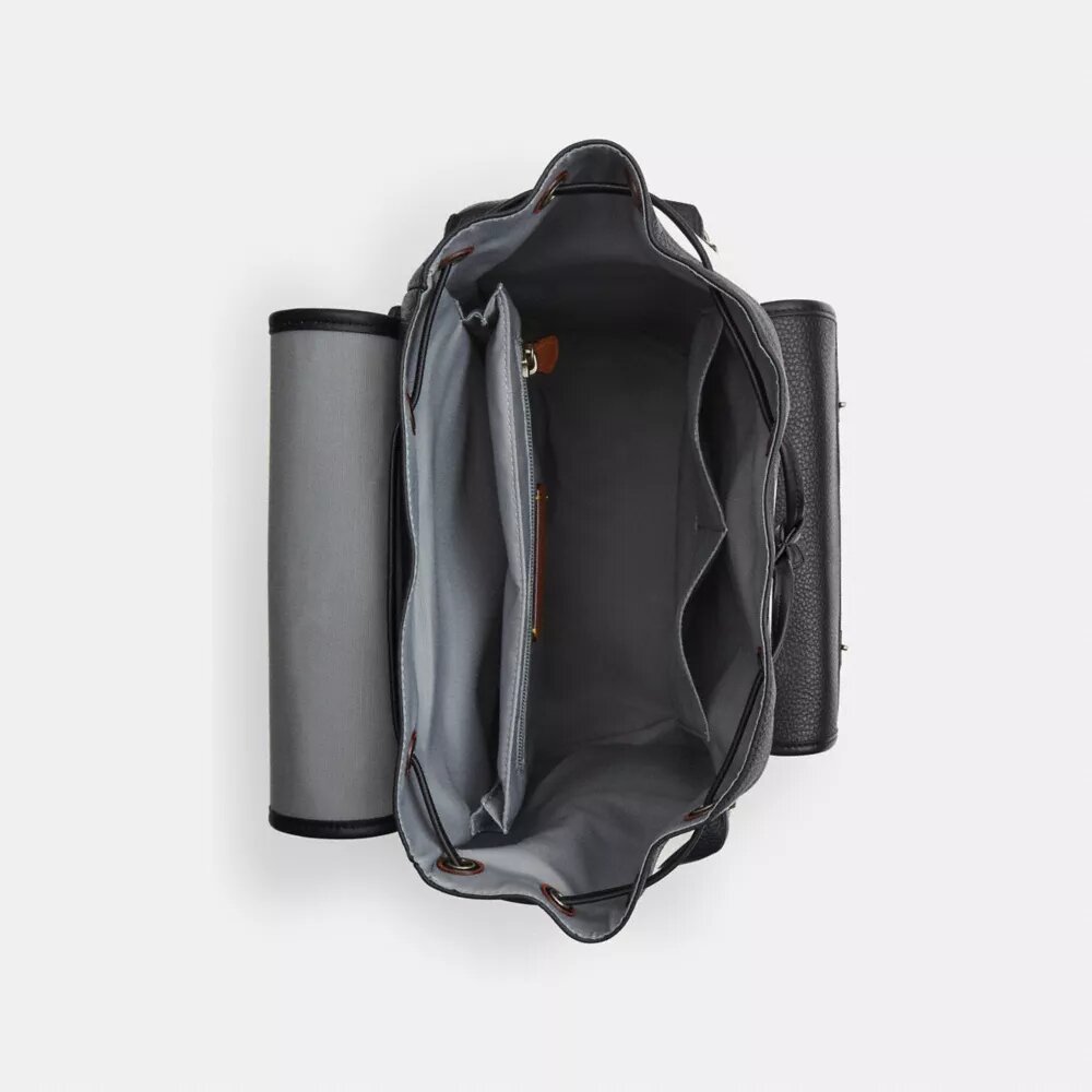 Sprint-Rucksack aus Colorblock-Signature Canvas