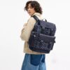 Sprint-Rucksack aus Colorblock-Signature Canvas