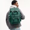 Sprint-Rucksack aus Colorblock-Signature Canvas