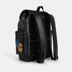 Sprint-Rucksack aus Signature Canvas mit Aufnähern