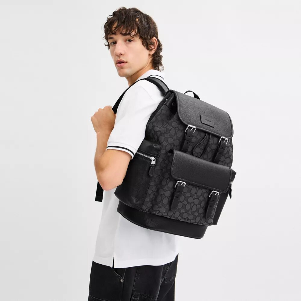 Sprint-Rucksack aus Signature-Jacquard