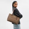 Station-Tote-Bag aus Signature Canvas