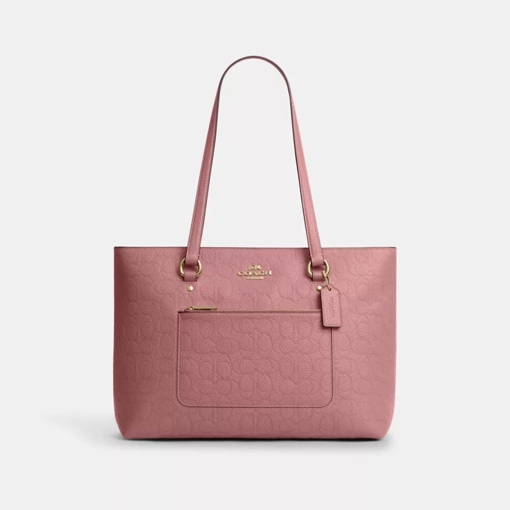 Station-Tote-Bag aus Signature-Leder