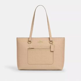 Station-Tote-Bag aus Signature-Leder