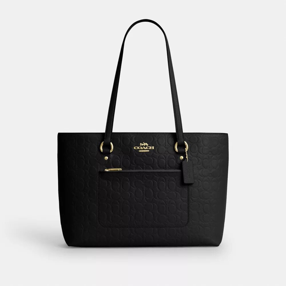 Station-Tote-Bag aus Signature-Leder