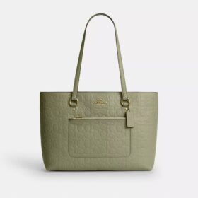 Station-Tote-Bag aus Signature-Leder
