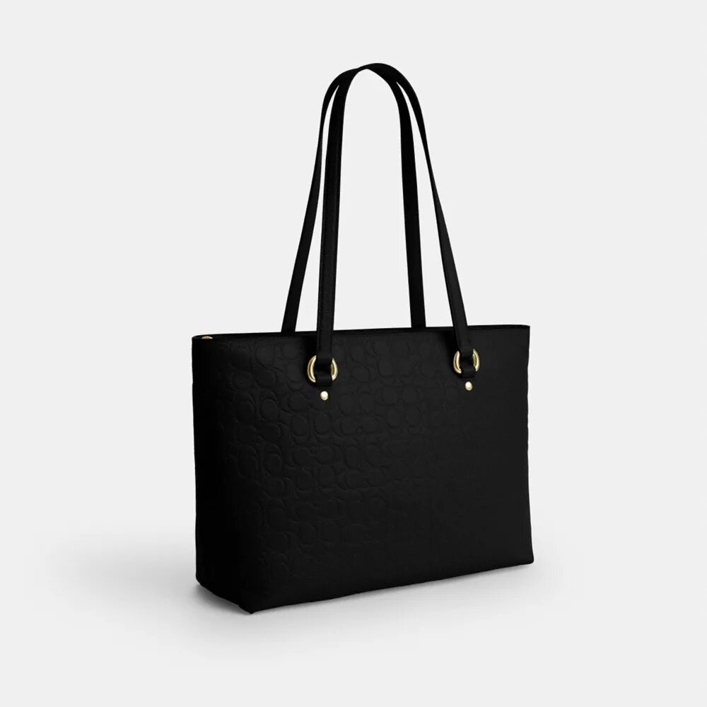 Station-Tote-Bag aus Signature-Leder