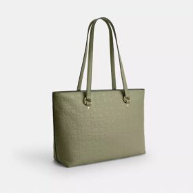 Station-Tote-Bag aus Signature-Leder
