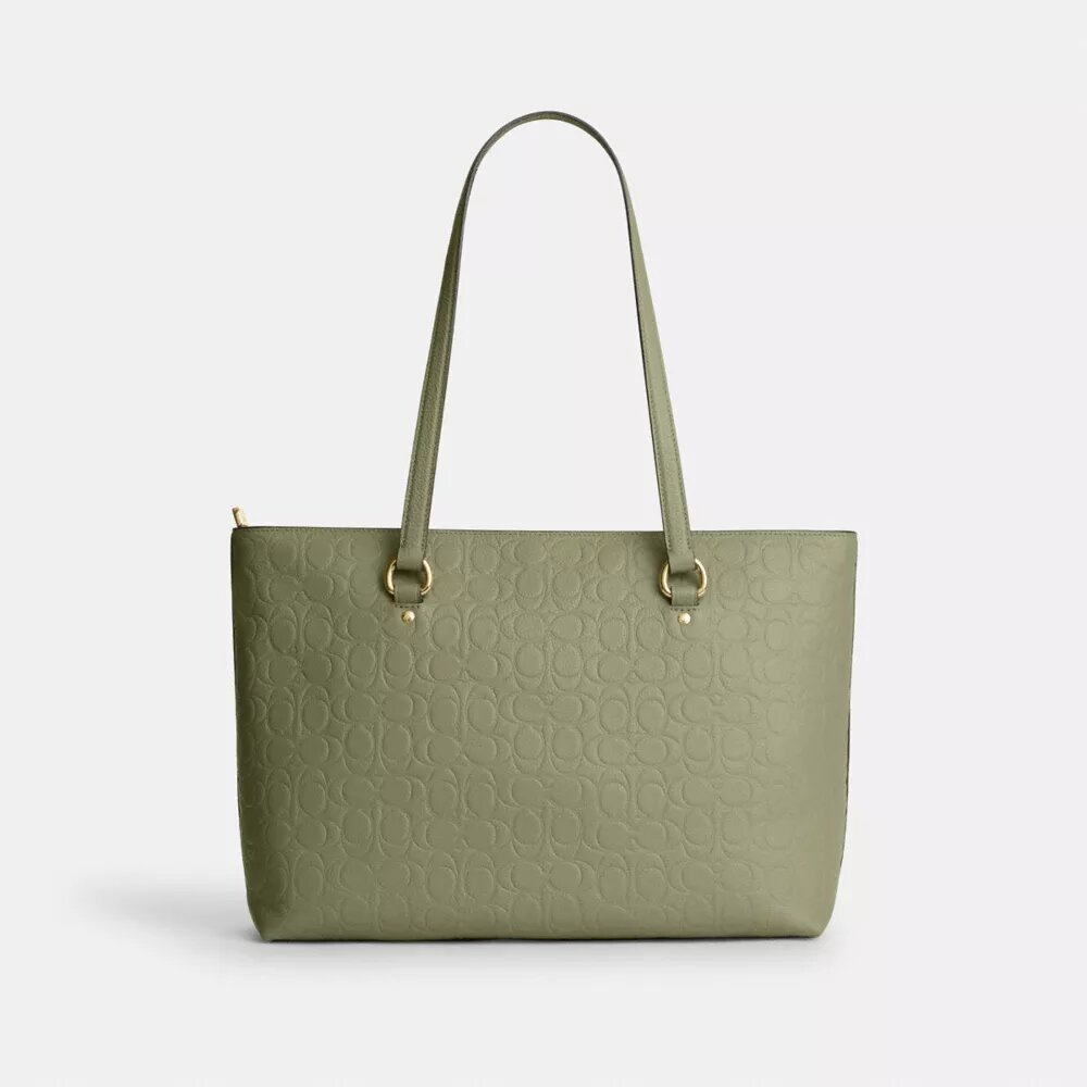 Station-Tote-Bag aus Signature-Leder