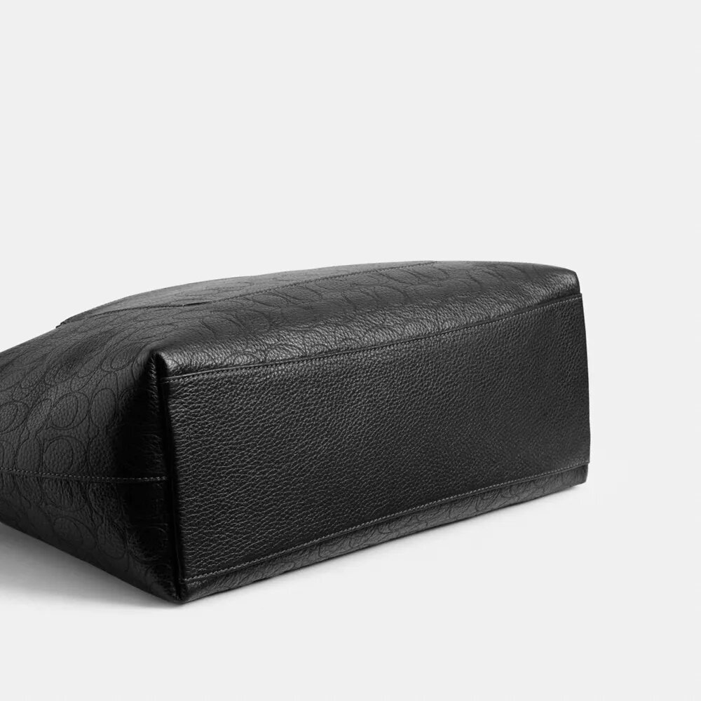 Station-Tote-Bag aus Signature-Leder