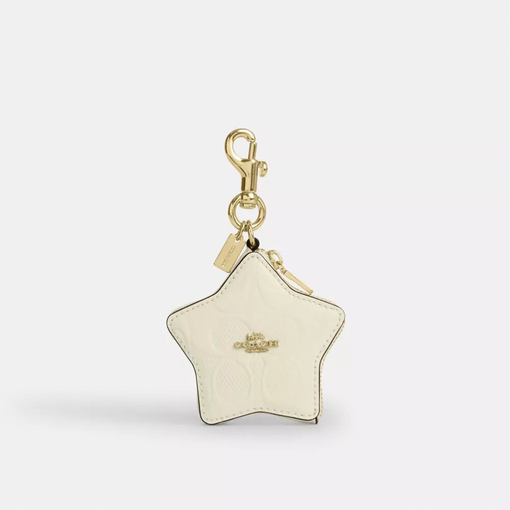 Stern-Taschenanhänger aus Signature-Leder