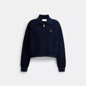 Strickjacke mit Reißverschluss vorne