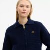Strickjacke mit Reißverschluss vorne