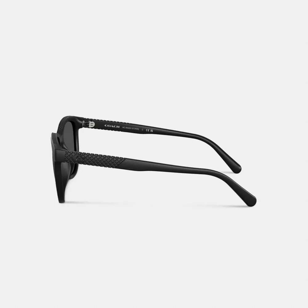 Strukturierte quadratische Sonnenbrille