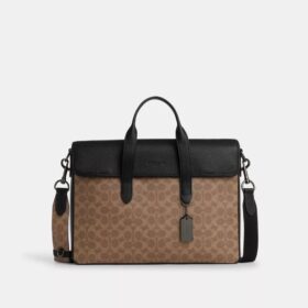 Sullivan Portfolio-Aktentasche aus Signature Canvas