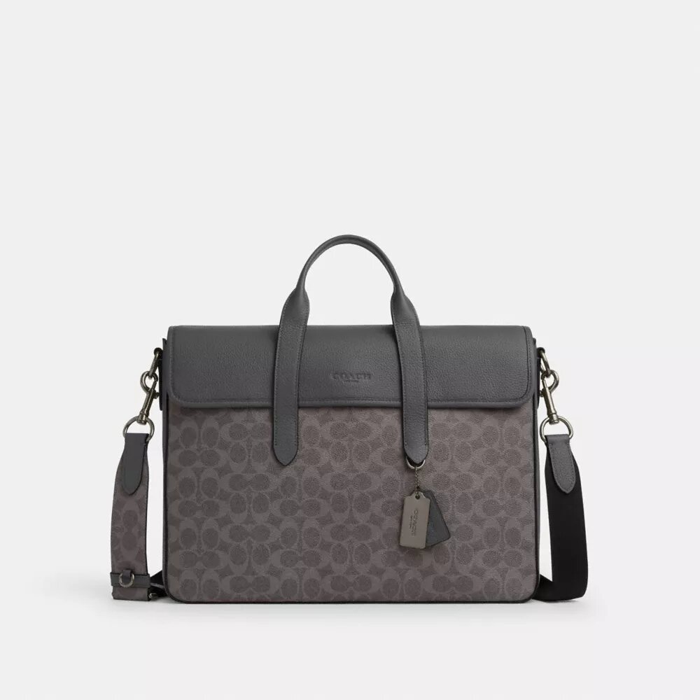 Sullivan Portfolio-Aktentasche aus Signature Canvas