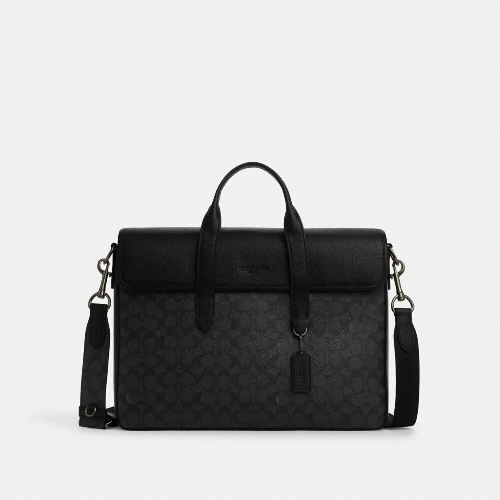 Sullivan Portfolio-Aktentasche aus Signature Canvas