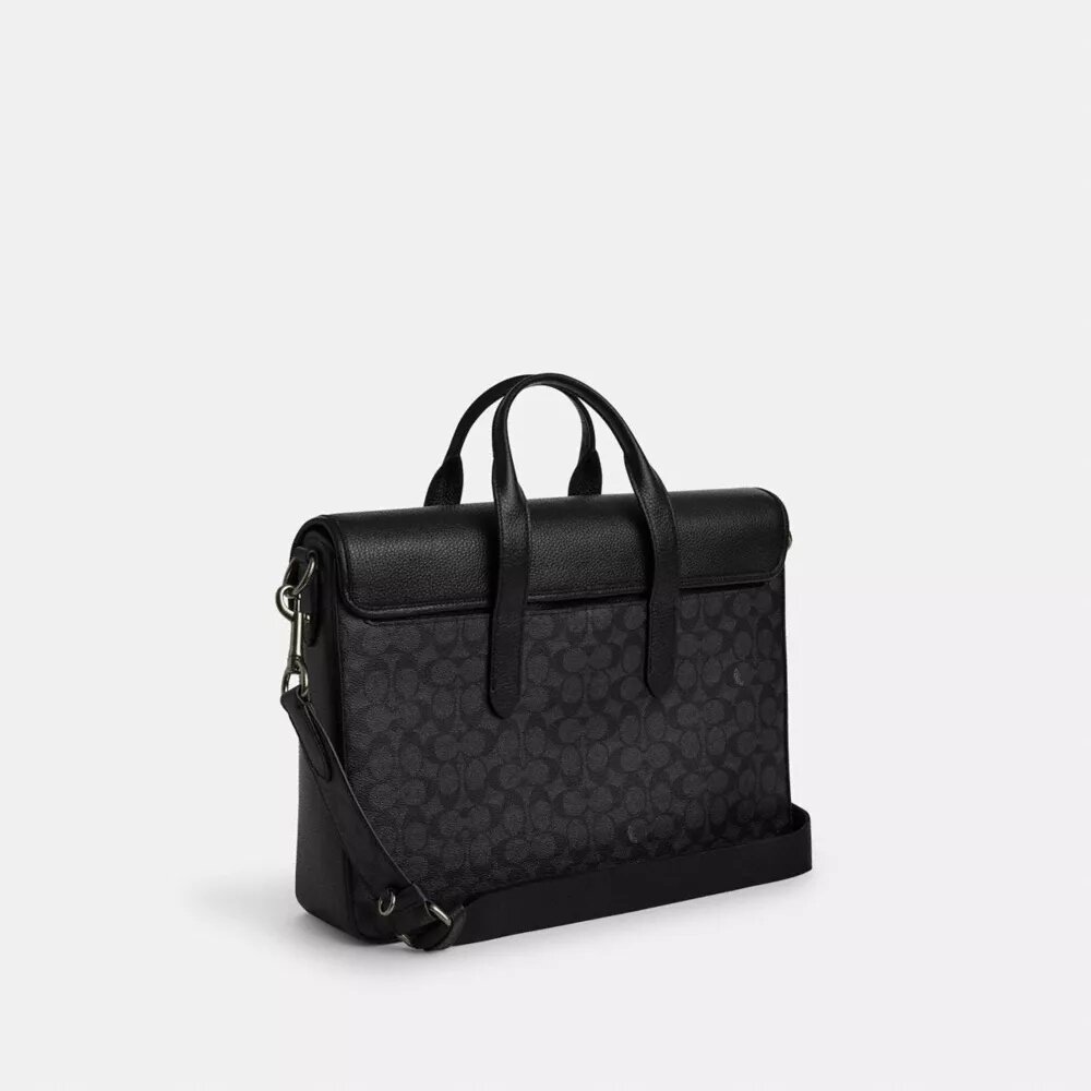 Sullivan Portfolio-Aktentasche aus Signature Canvas