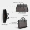 Sullivan Portfolio-Aktentasche aus Signature Canvas
