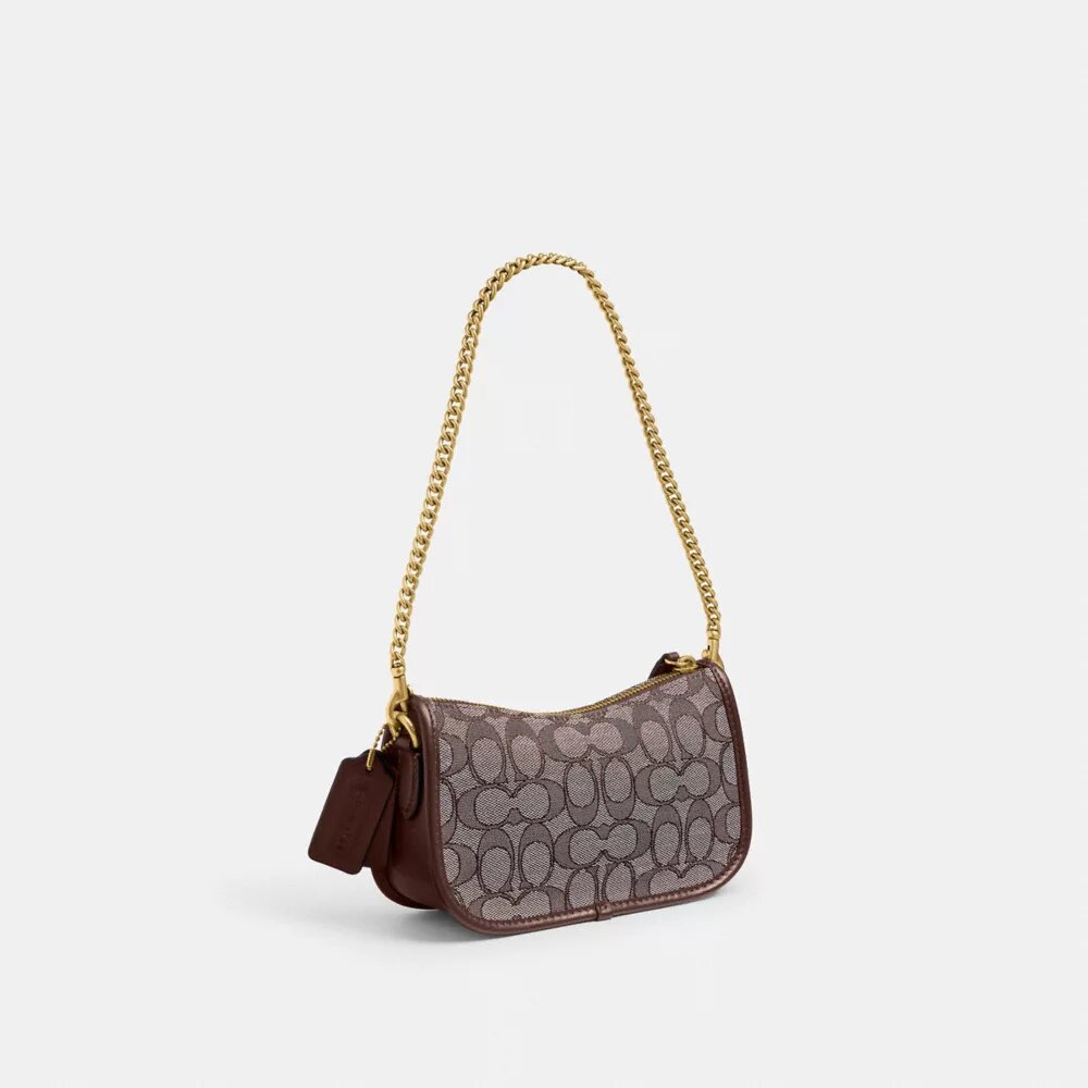 Swinger-Taschen 20 mit Kette aus charakteristischem Jacquard