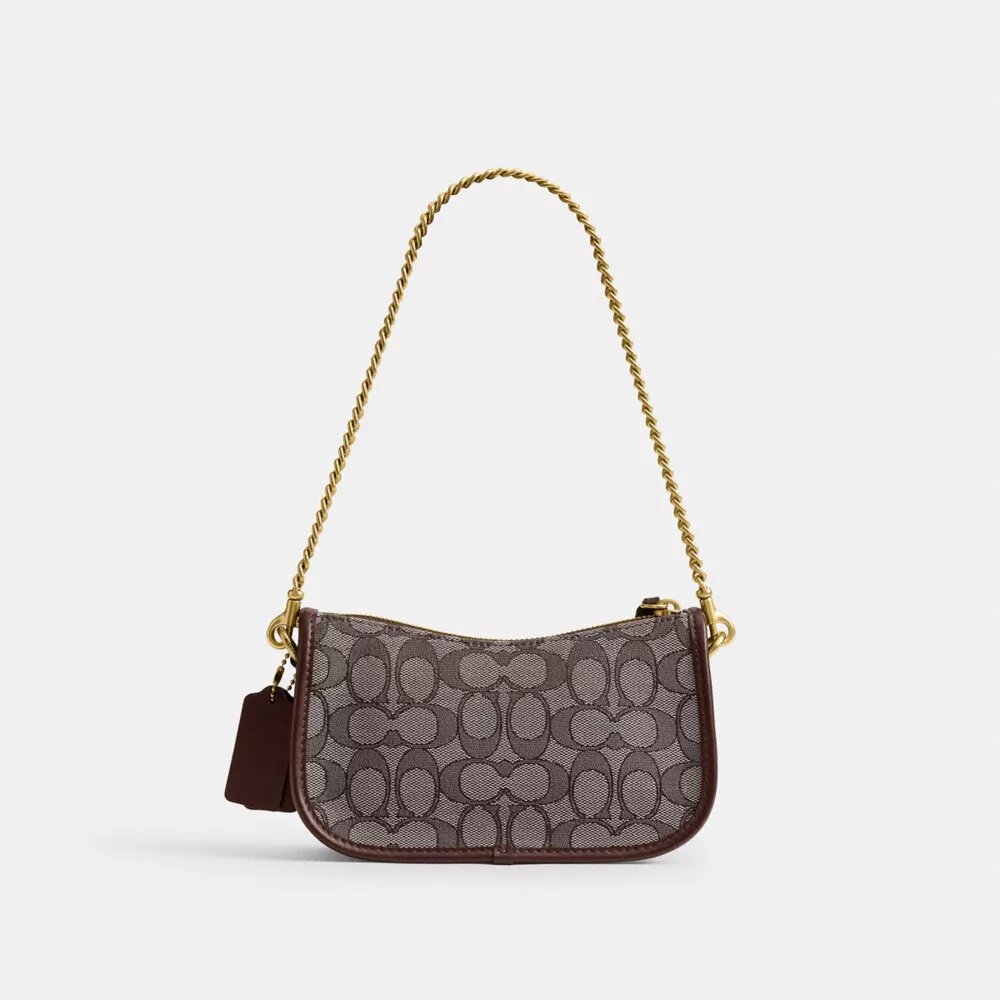 Swinger-Taschen 20 mit Kette aus charakteristischem Jacquard