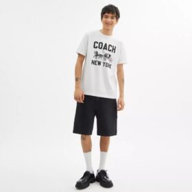 T-Shirt mit Horse and Carriage-Motiv