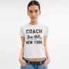 T-Shirt mit Horse and Carriage-Motiv aus Bio-Baumwolle