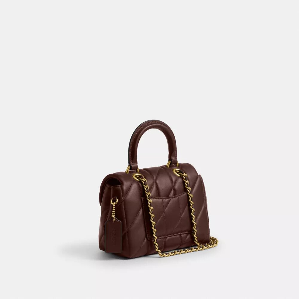 Tabby-Handtasche mit Quiltstruktur und Tragegriff