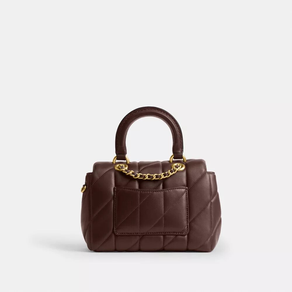 Tabby-Handtasche mit Quiltstruktur und Tragegriff