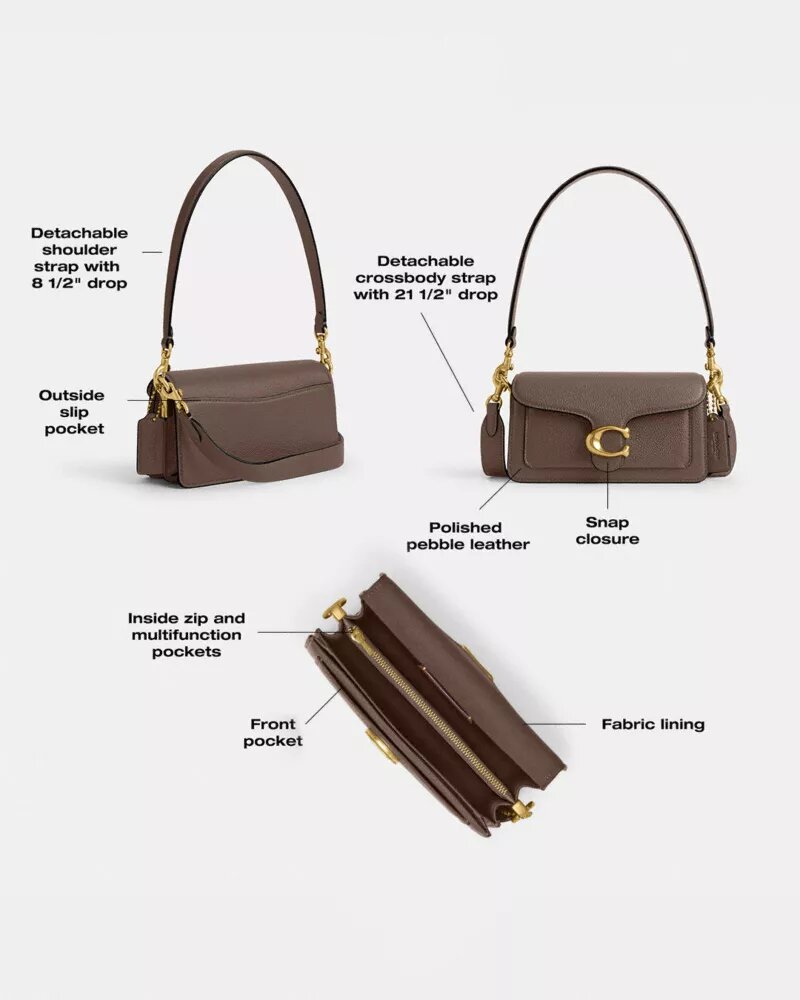 Tabby-Schultertasche 20