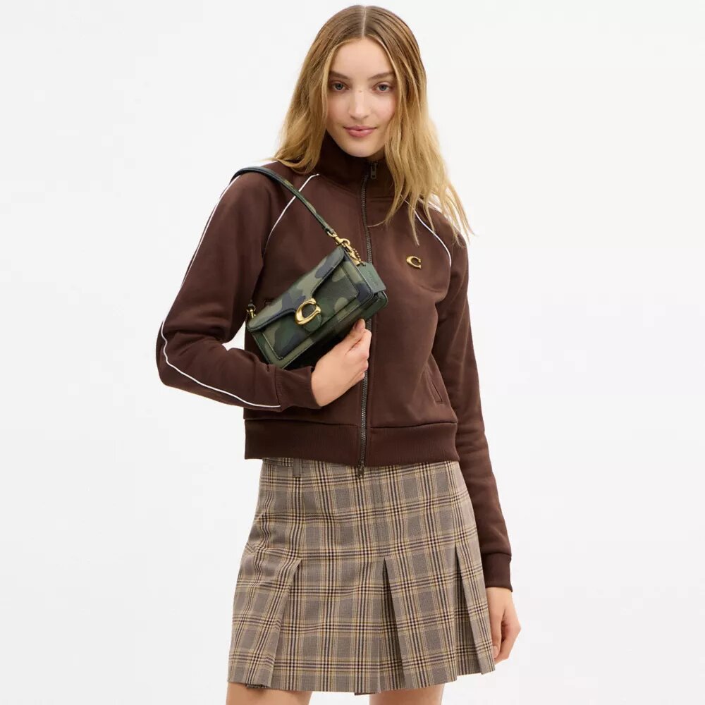 Tabby-Schultertasche 20 mit Camo-Print