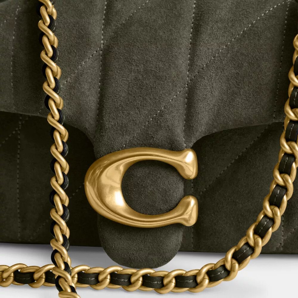 Tabby-Schultertasche 20 mit Steppung