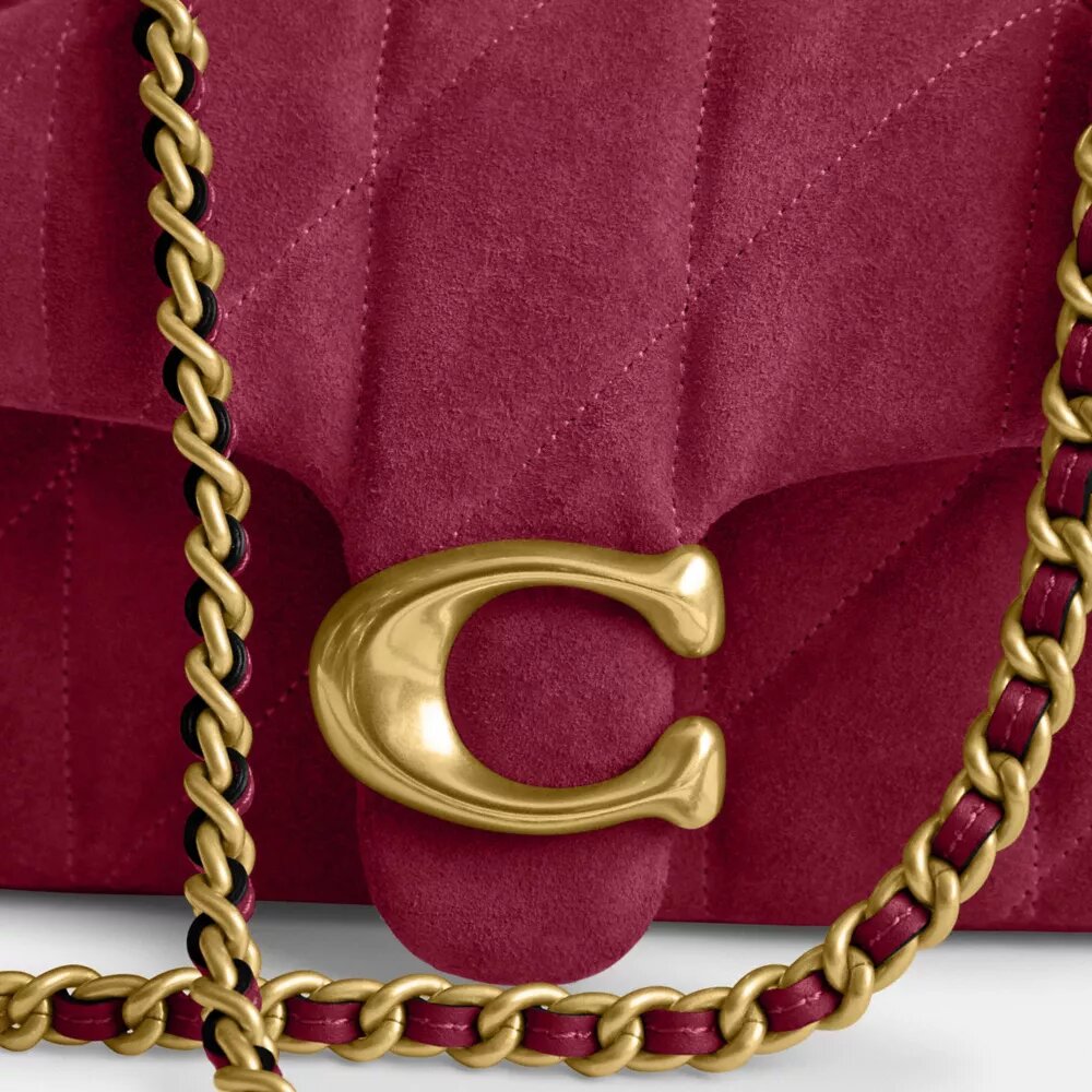 Tabby-Schultertasche 20 mit Steppung