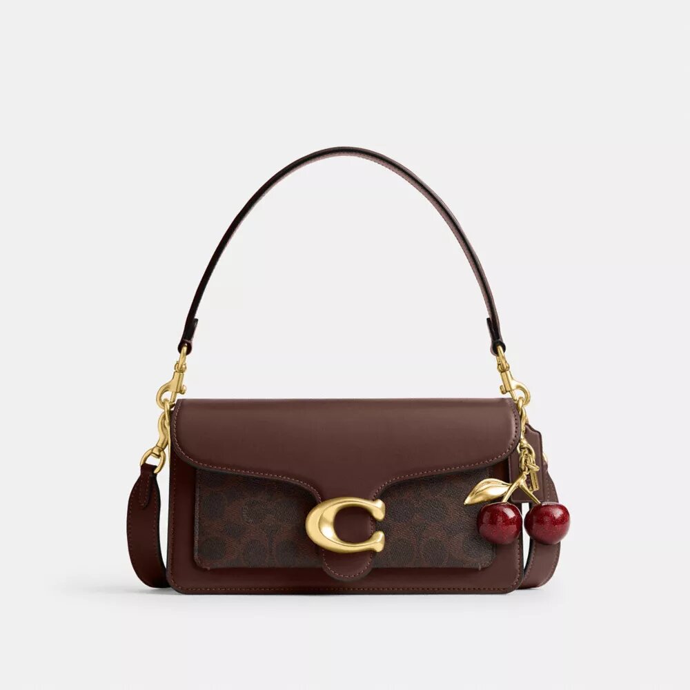 Tabby-Schultertasche 26 aus Signature Canvas