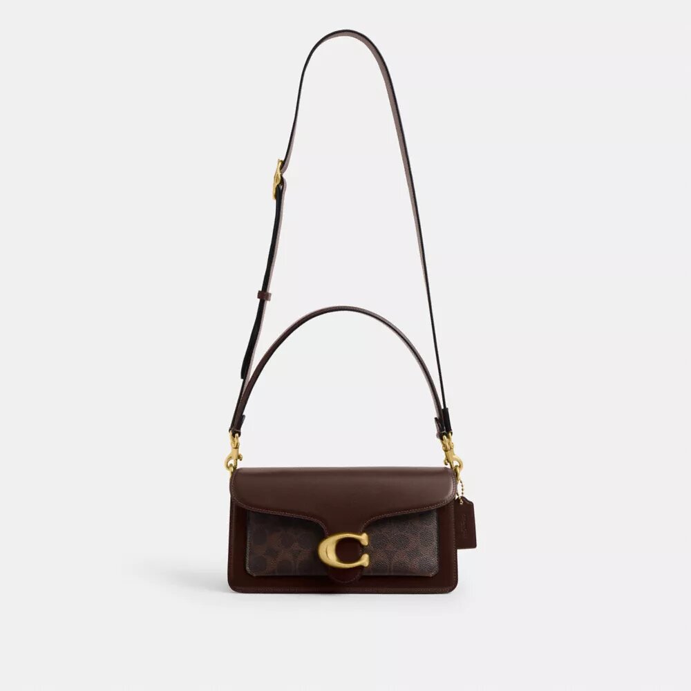 Tabby-Schultertasche 26 aus Signature Canvas