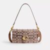 Tabby-Schultertasche 26 in Crystal Signature Jacquard
