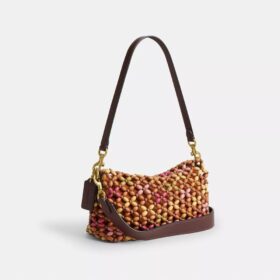 Tabby-Schultertasche 26 mit Holzperlen