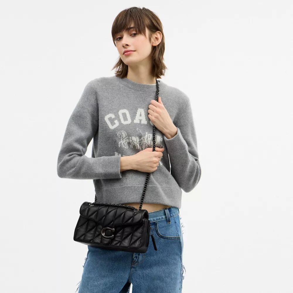 Tabby-Schultertasche 26 mit Kissenquiltung