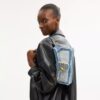 Tabby-Schultertasche 26 mit Patchwork aus wiederverwertetem Denim