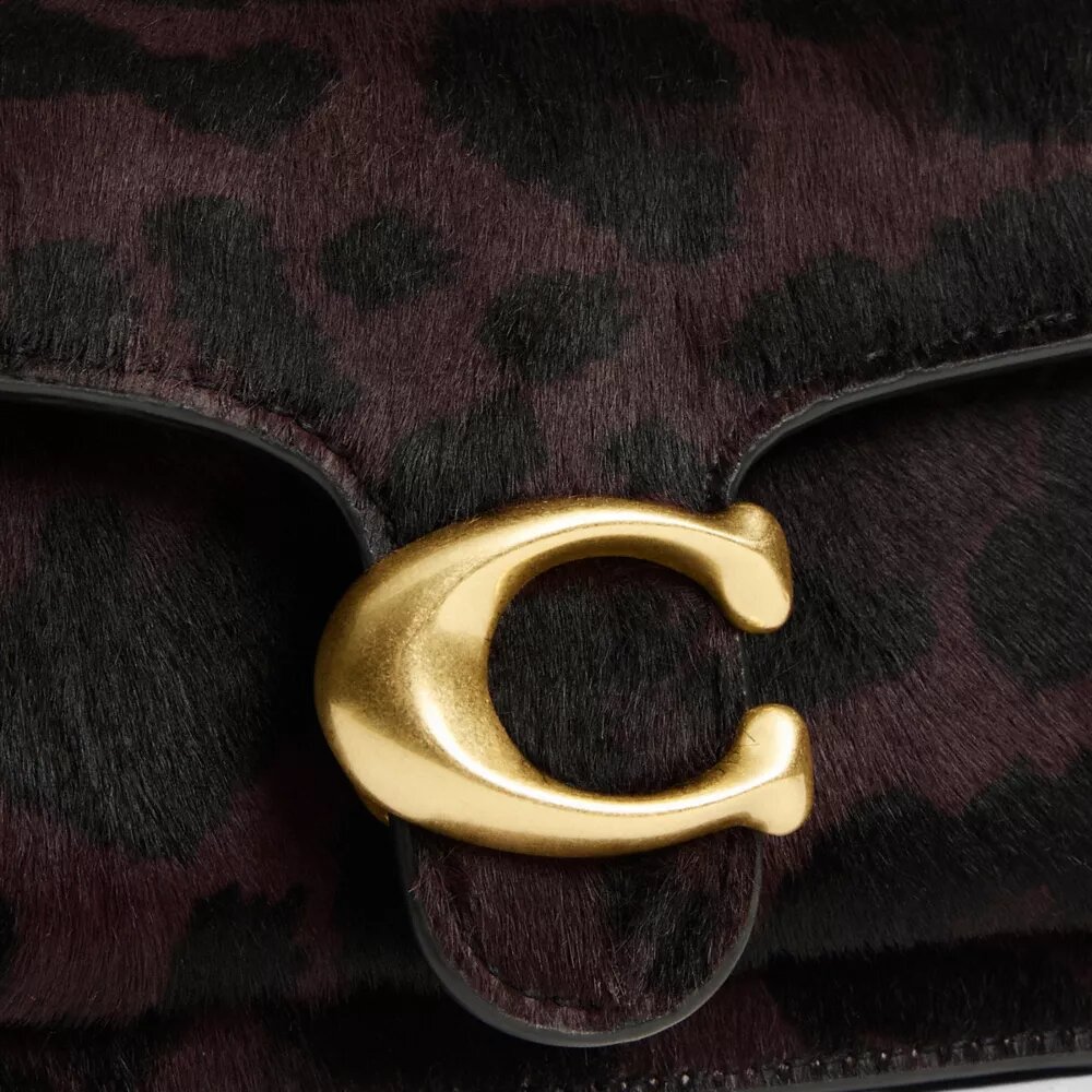 Tabby-Schultertasche aus 20 in Haircalf mit Leopardenmuster