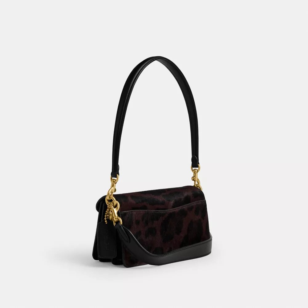 Tabby-Schultertasche aus 20 in Haircalf mit Leopardenmuster