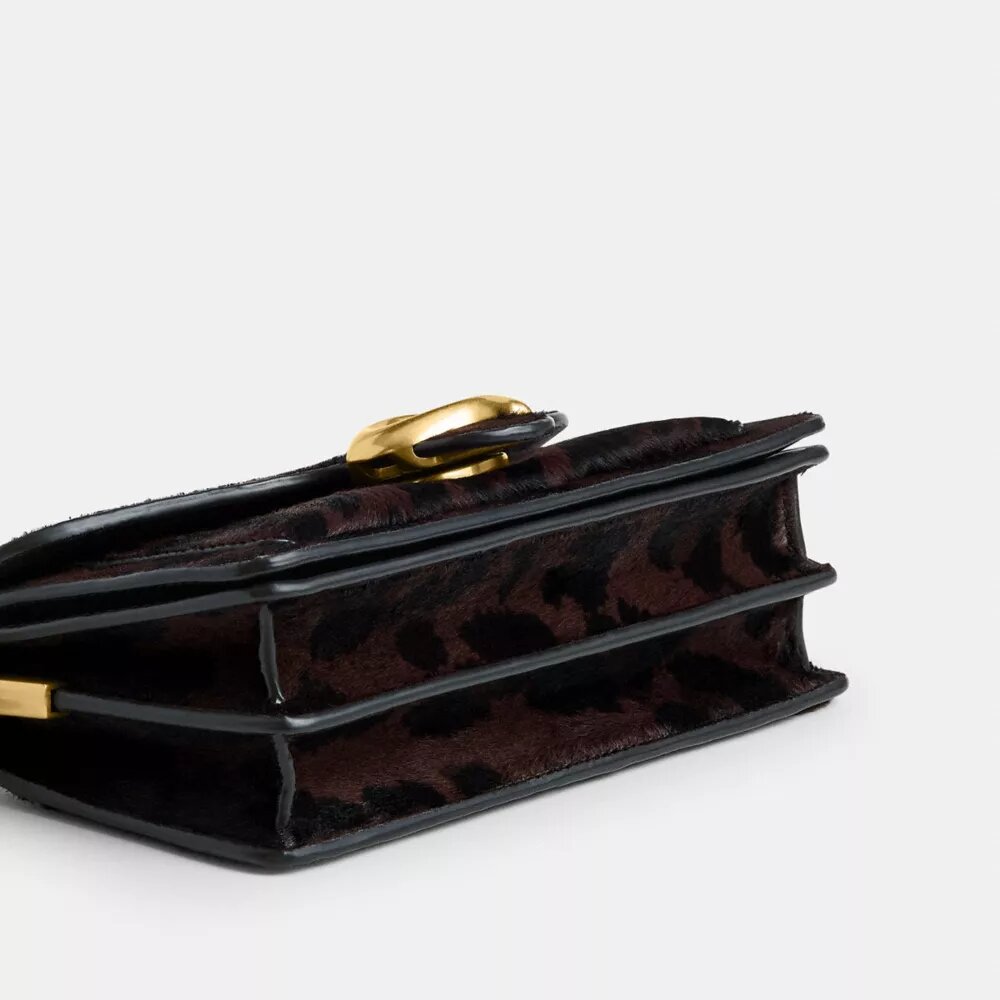 Tabby-Schultertasche aus 20 in Haircalf mit Leopardenmuster