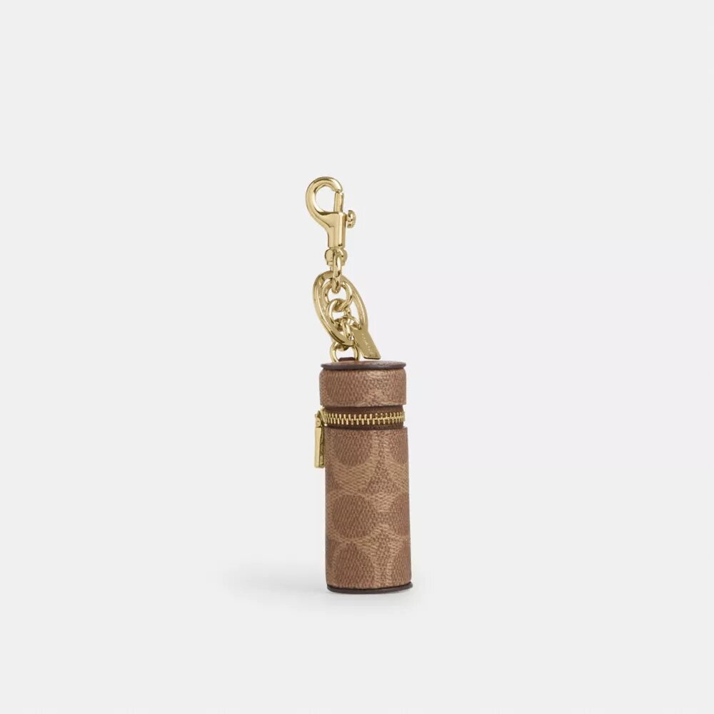 Taschenanhänger „Lipstick Case“ aus Signature Canvas