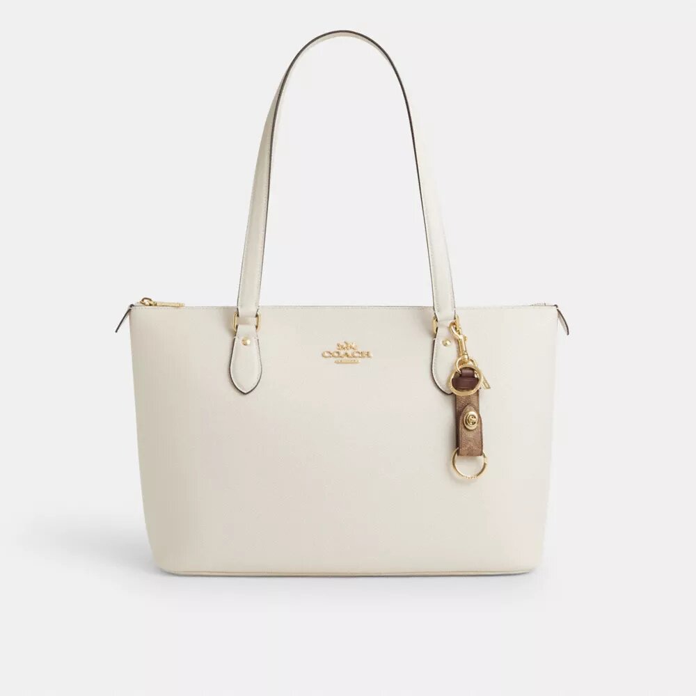 Taschenanhänger mit Druckknopfverschluss aus Signature Canvas