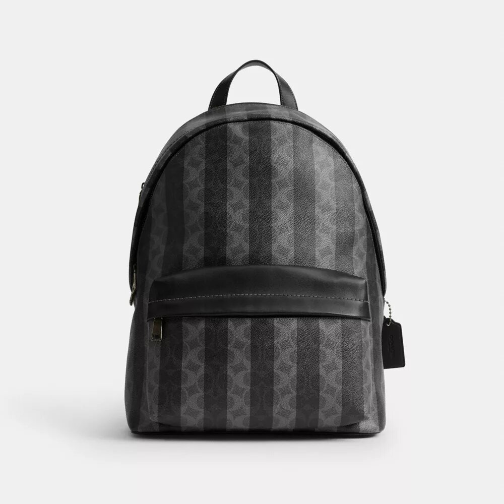 Taylor-Rucksack aus Signature Canvas mit Streifen
