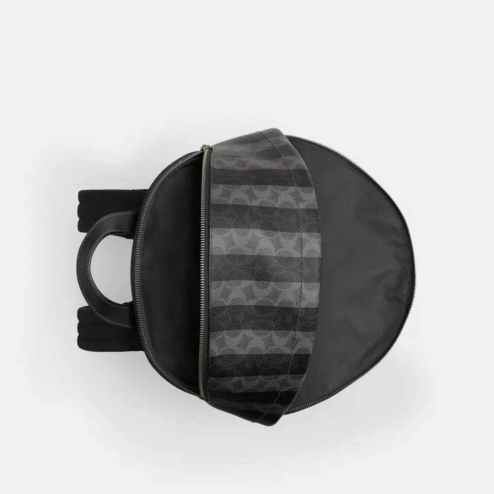 Taylor-Rucksack aus Signature Canvas mit Streifen