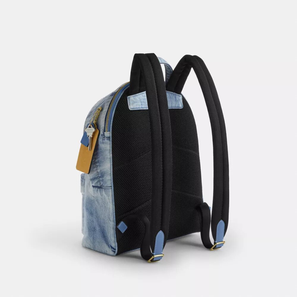 Taylor Small Rucksack in Loved Denim