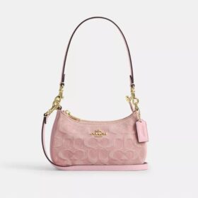 Teri Mini-Umhängetasche in Signature-Denim