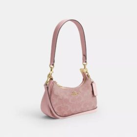 Teri Mini-Umhängetasche in Signature-Denim