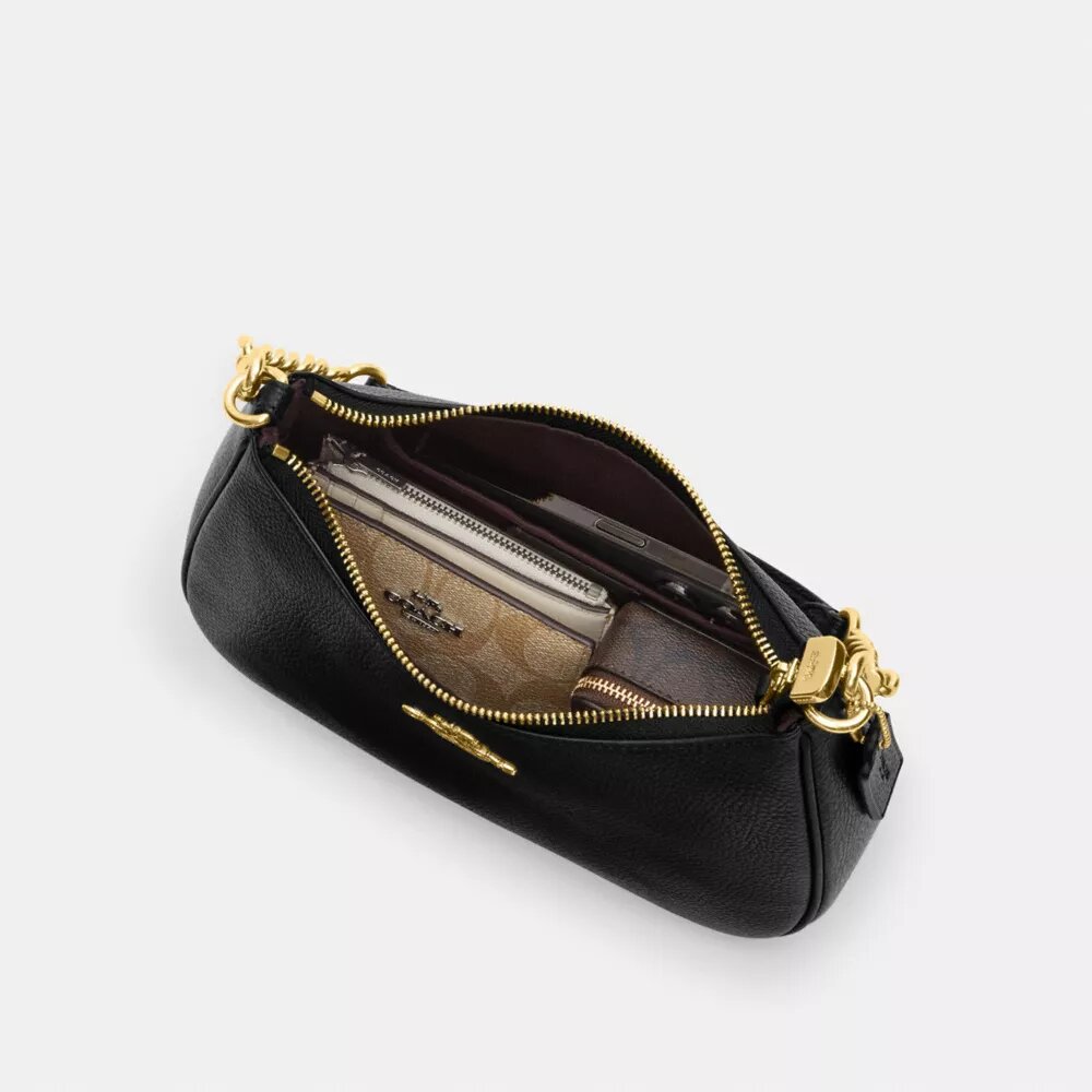 Teri-Schultertasche aus Signature-Denim